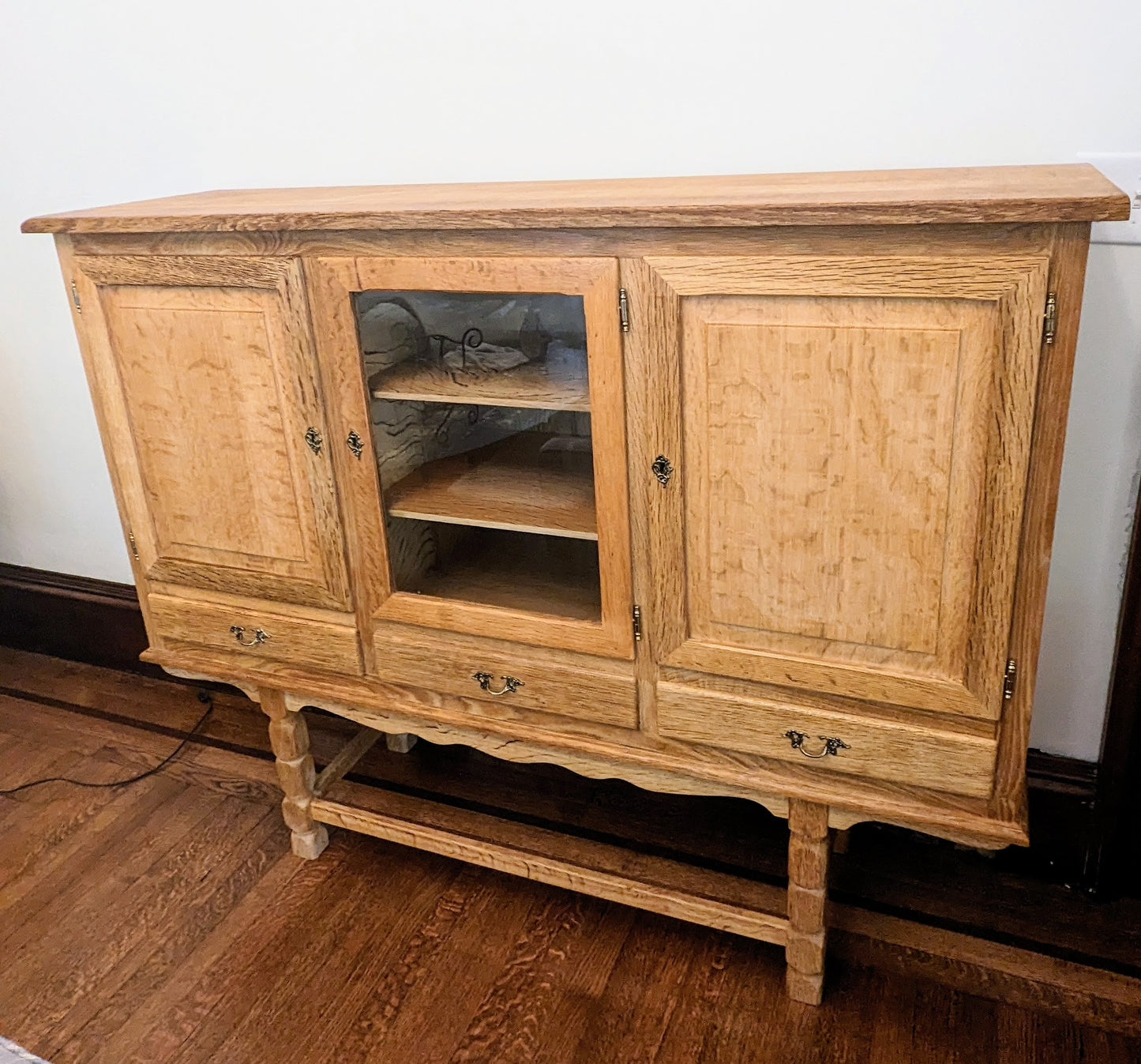 White Oak Danish Sideboard by Mobler