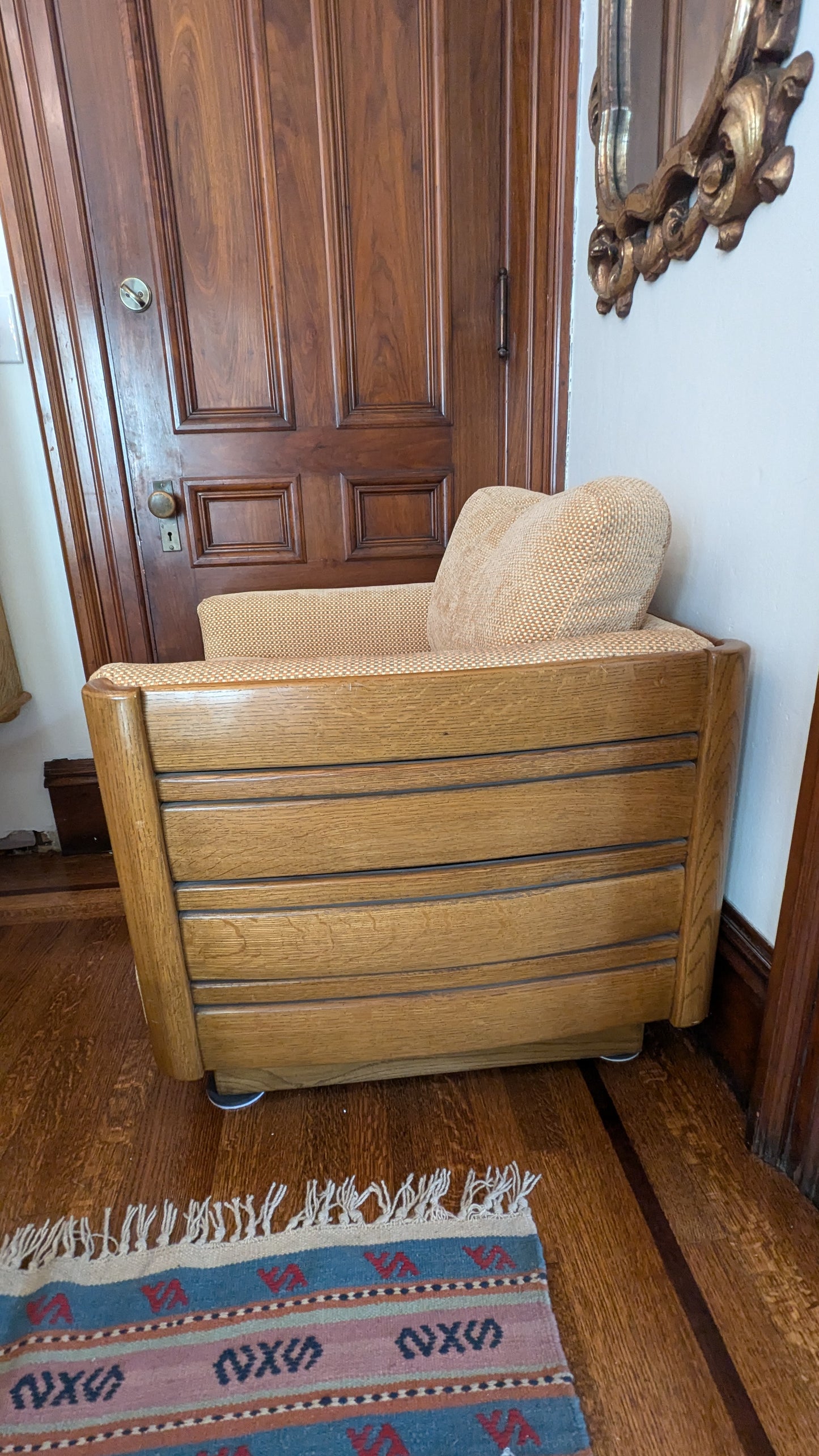Oak Encased Armchair