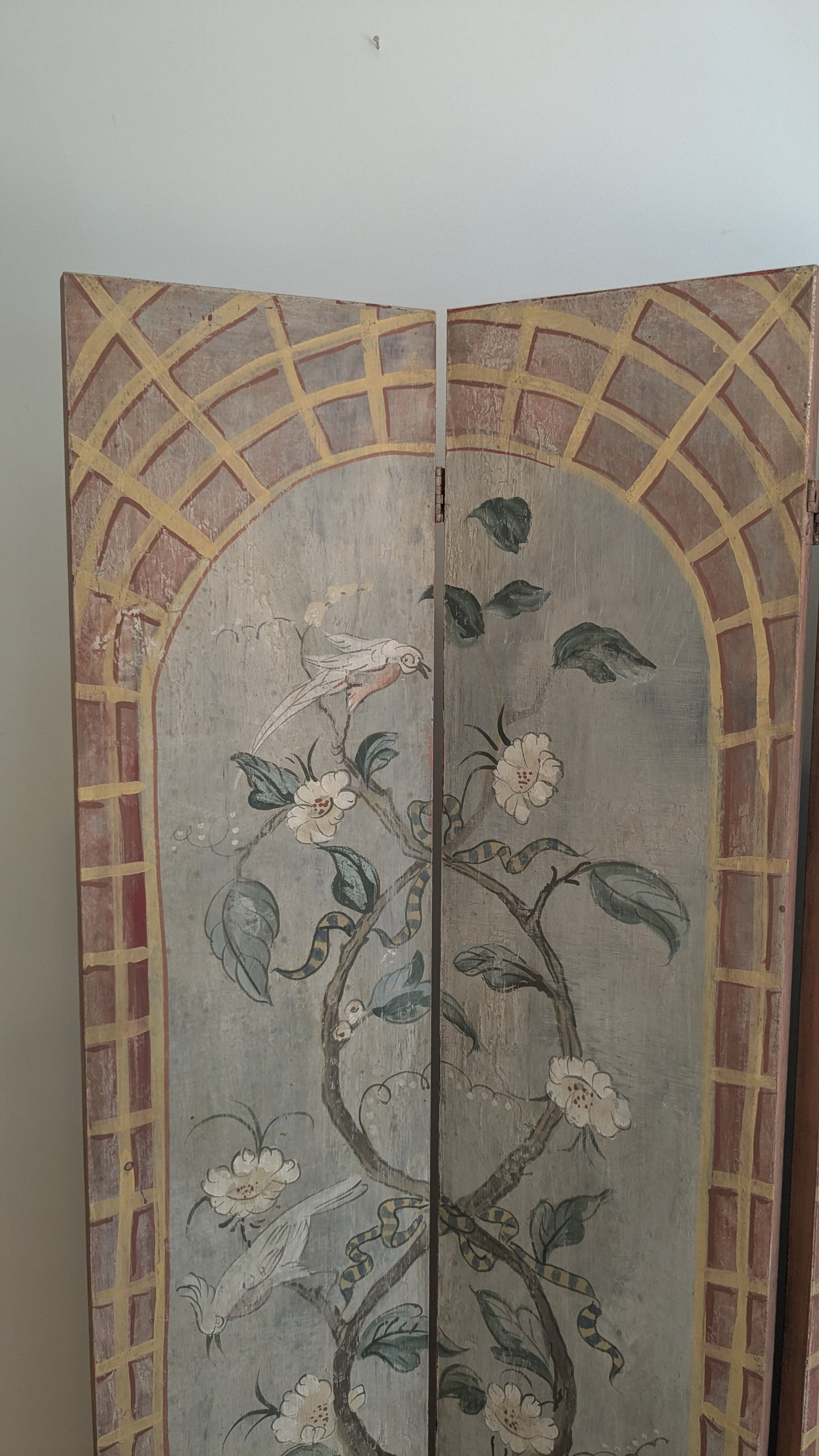 dressing screen Trompe L'Oeil Double Sided Dressing Screen – JohnnyCakes