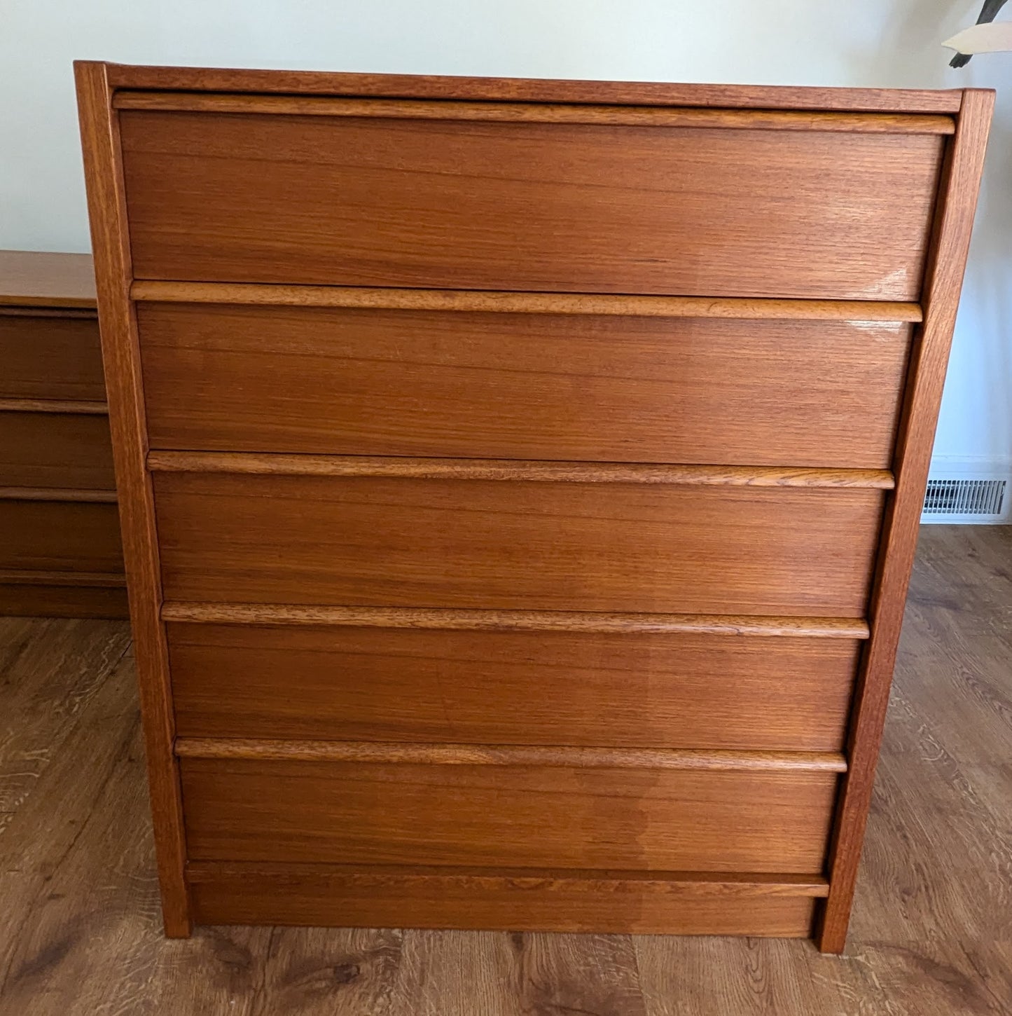 Danish Teak Highboy Dresser