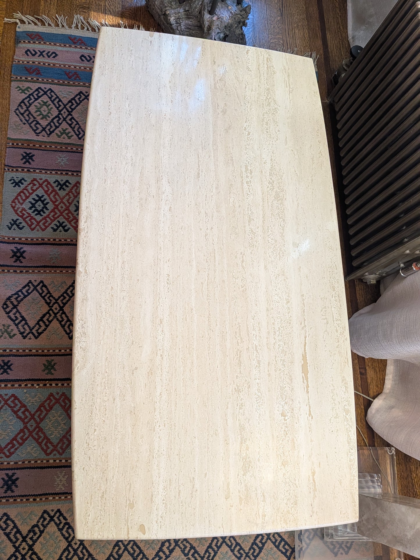 Italian Travertine Coffee Table