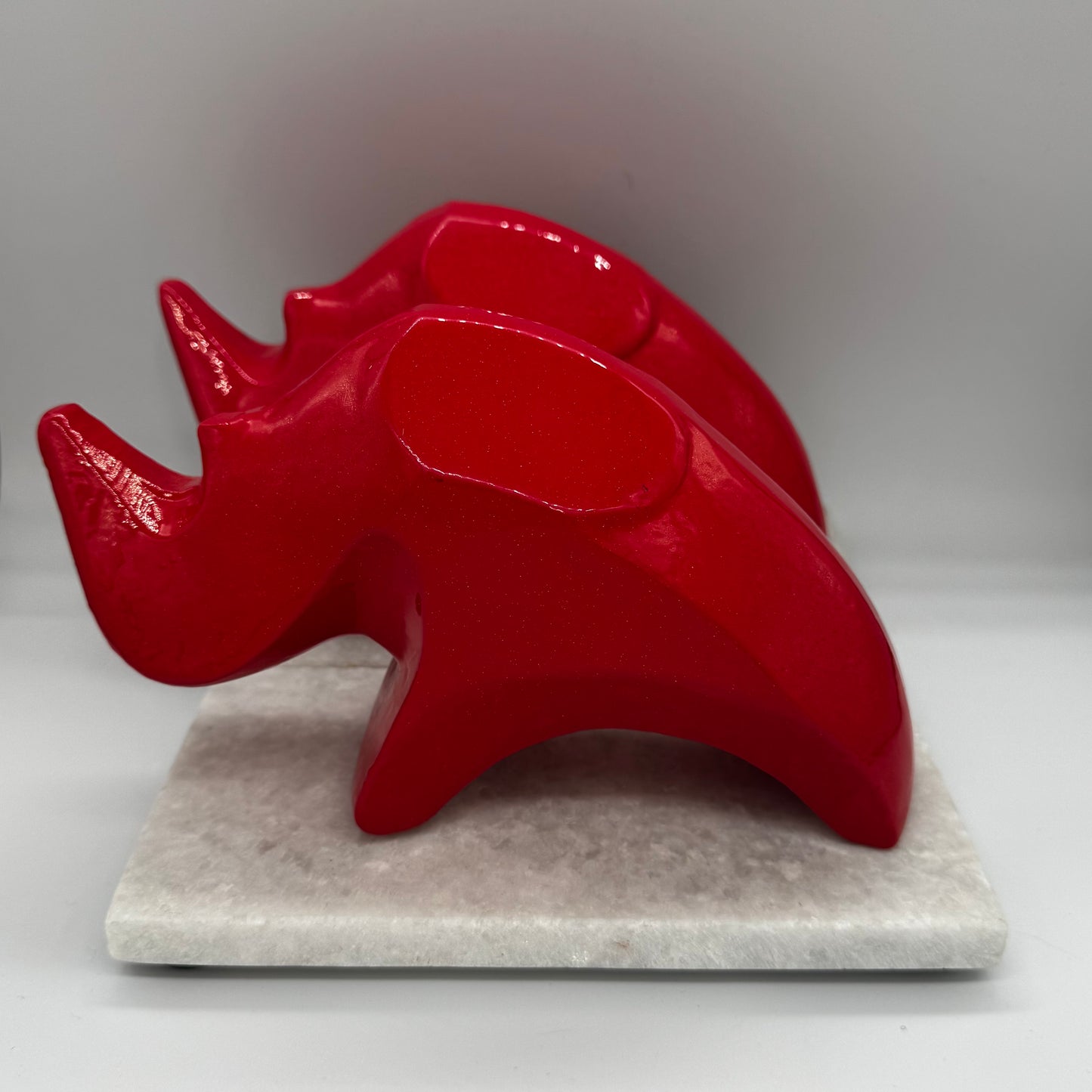 Red Rhino Bookends