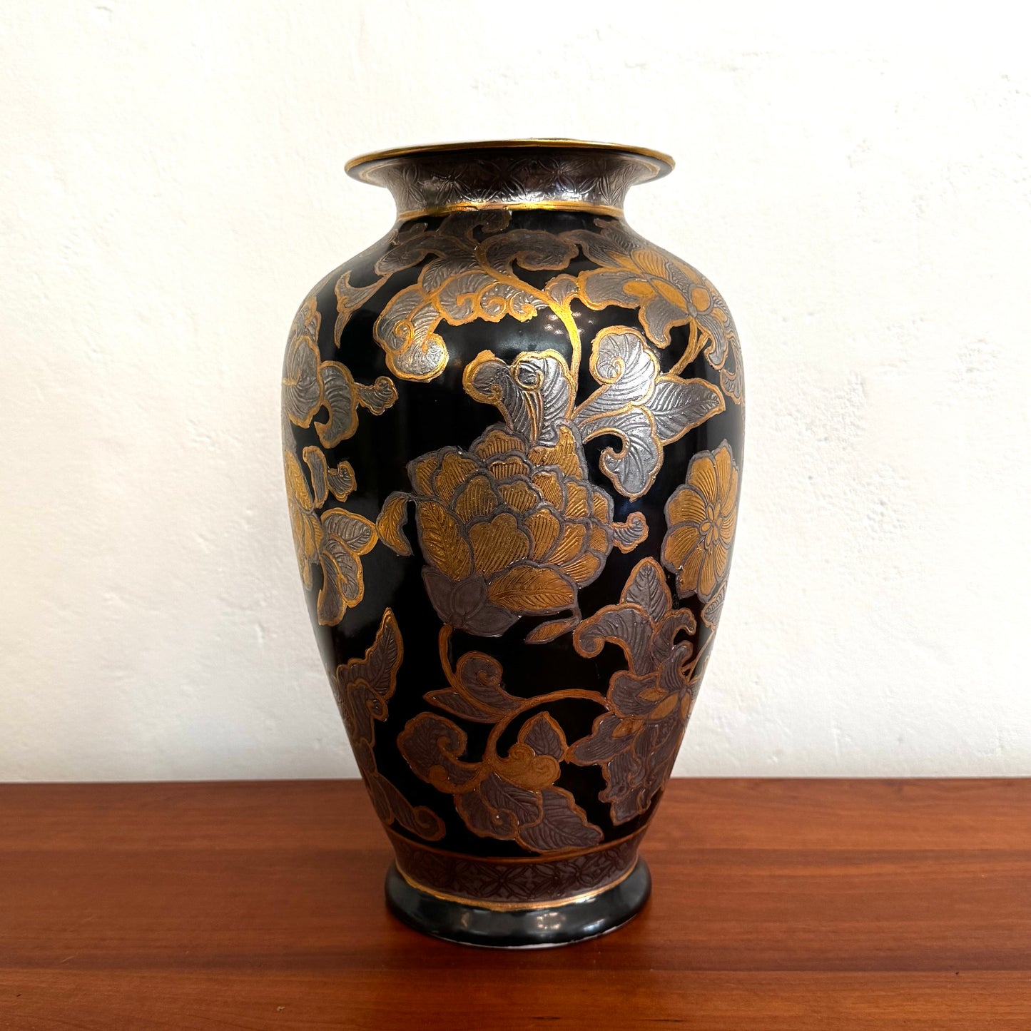 Black, Gold, and Silver Chinoiserie