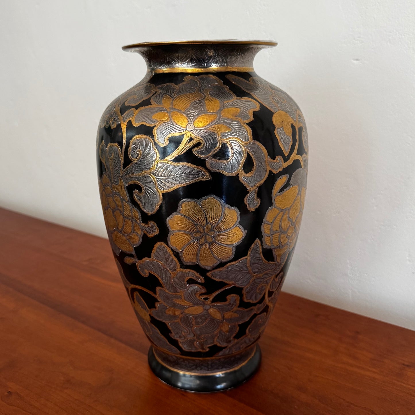 Black, Gold, and Silver Chinoiserie