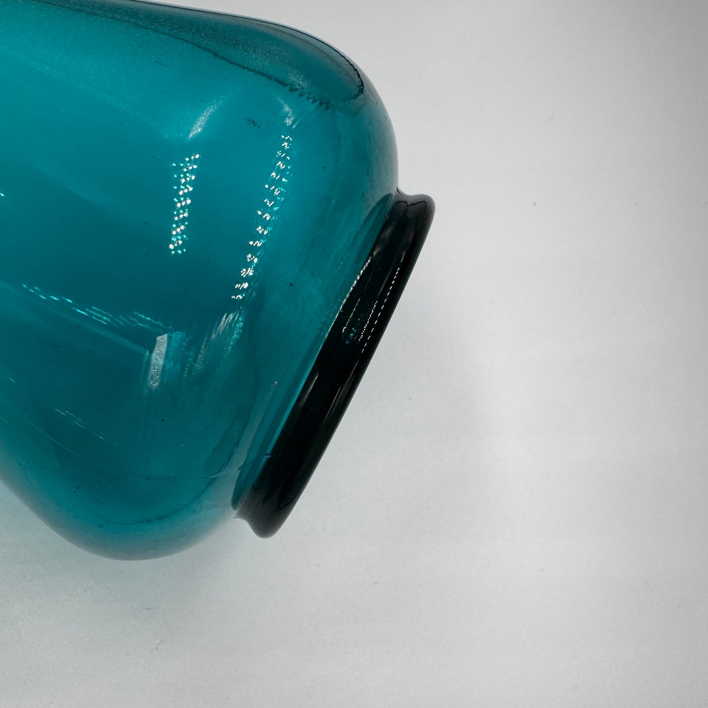 Turquoise Blue Swag Glass