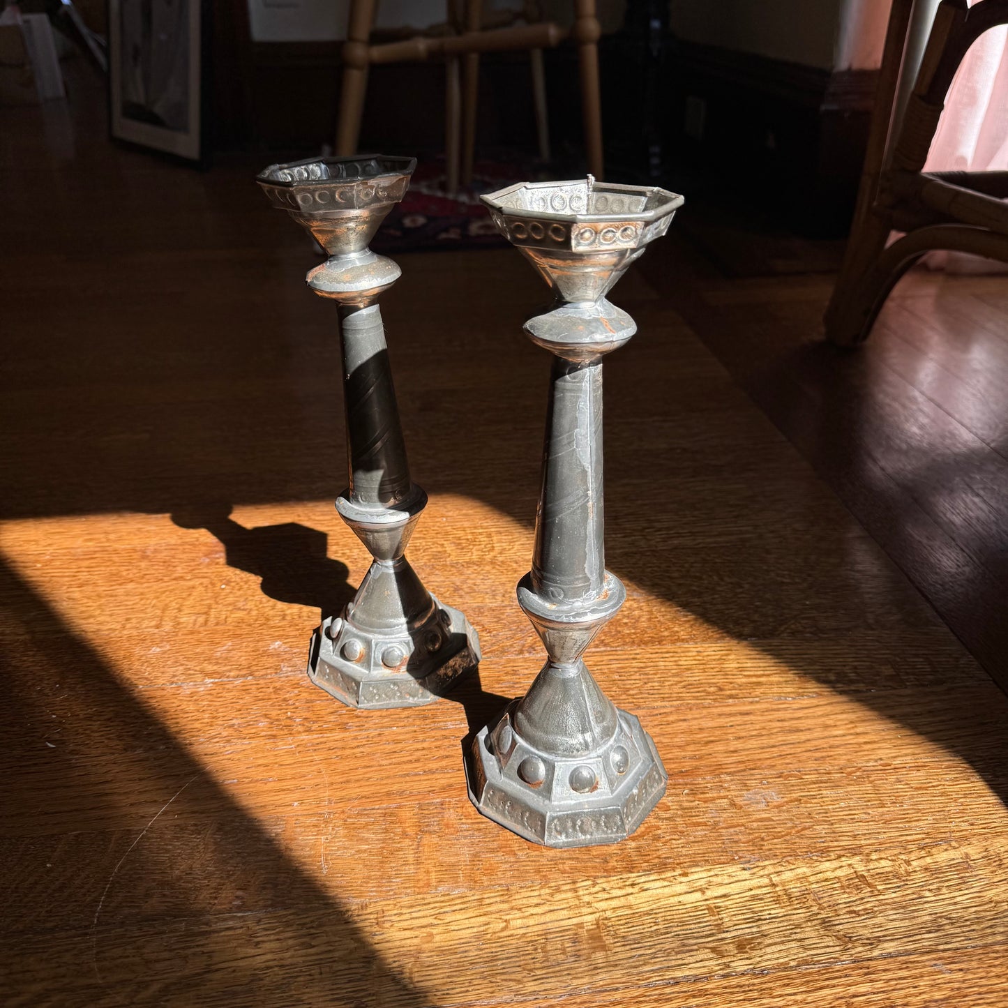 Mexican Tin Candle Sticks