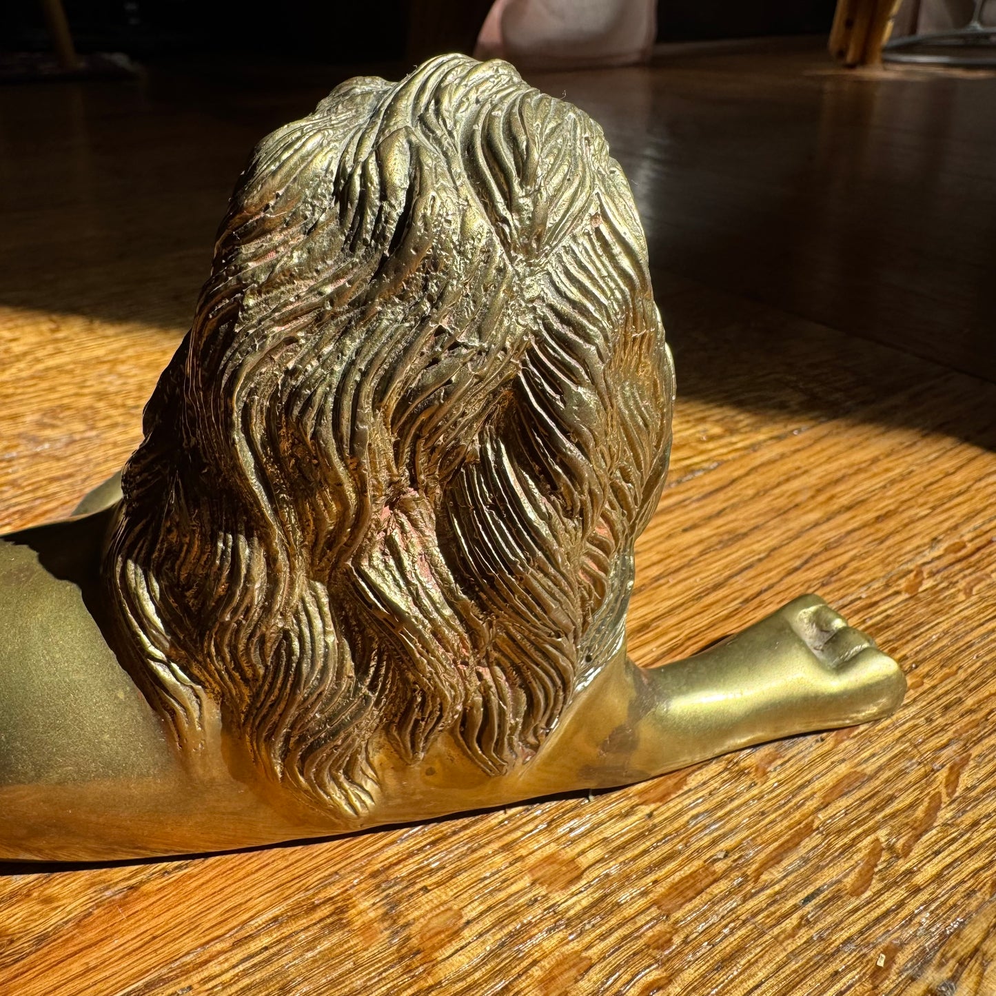 Brass Lion Figure
