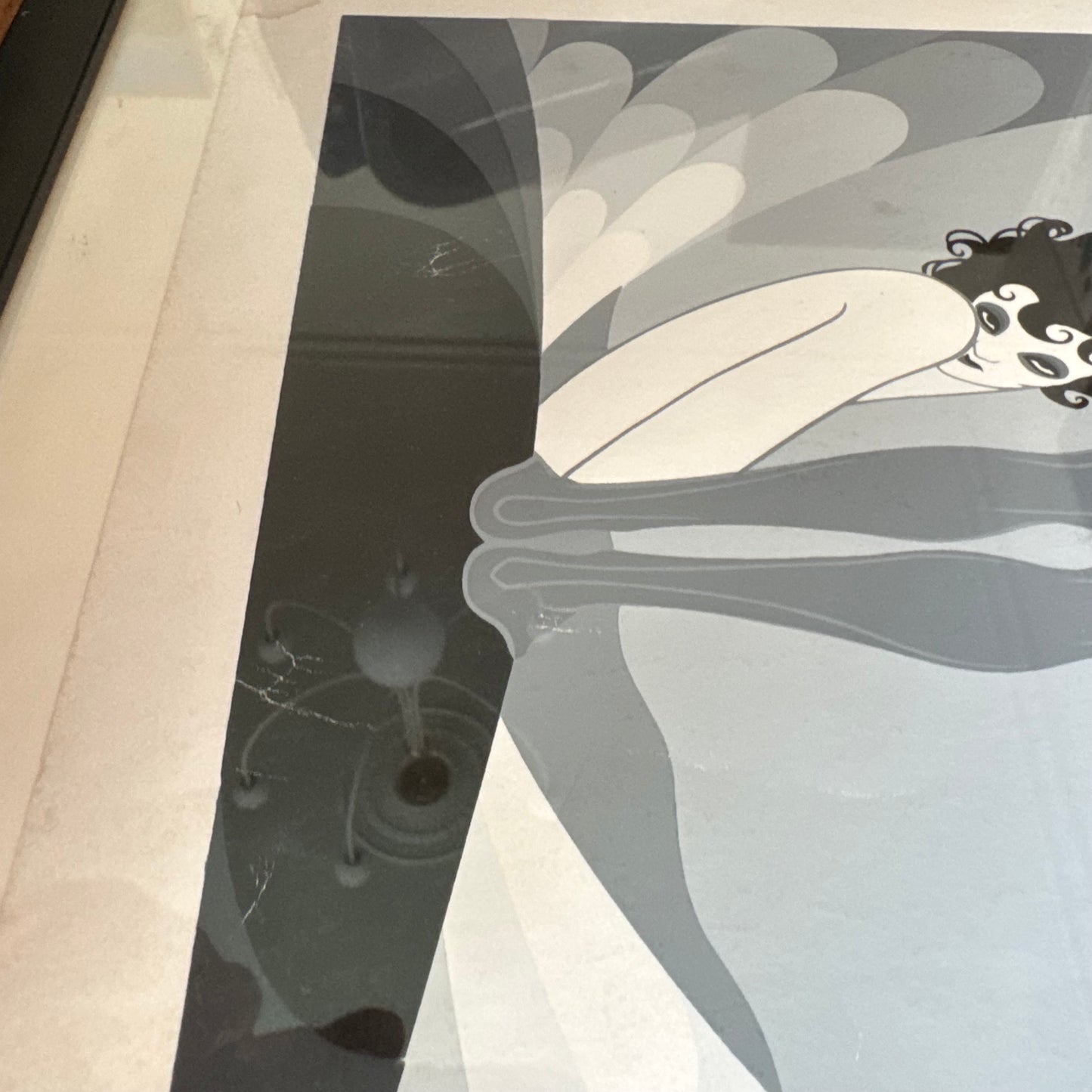 Salome and Jokanaan Art Deco Print