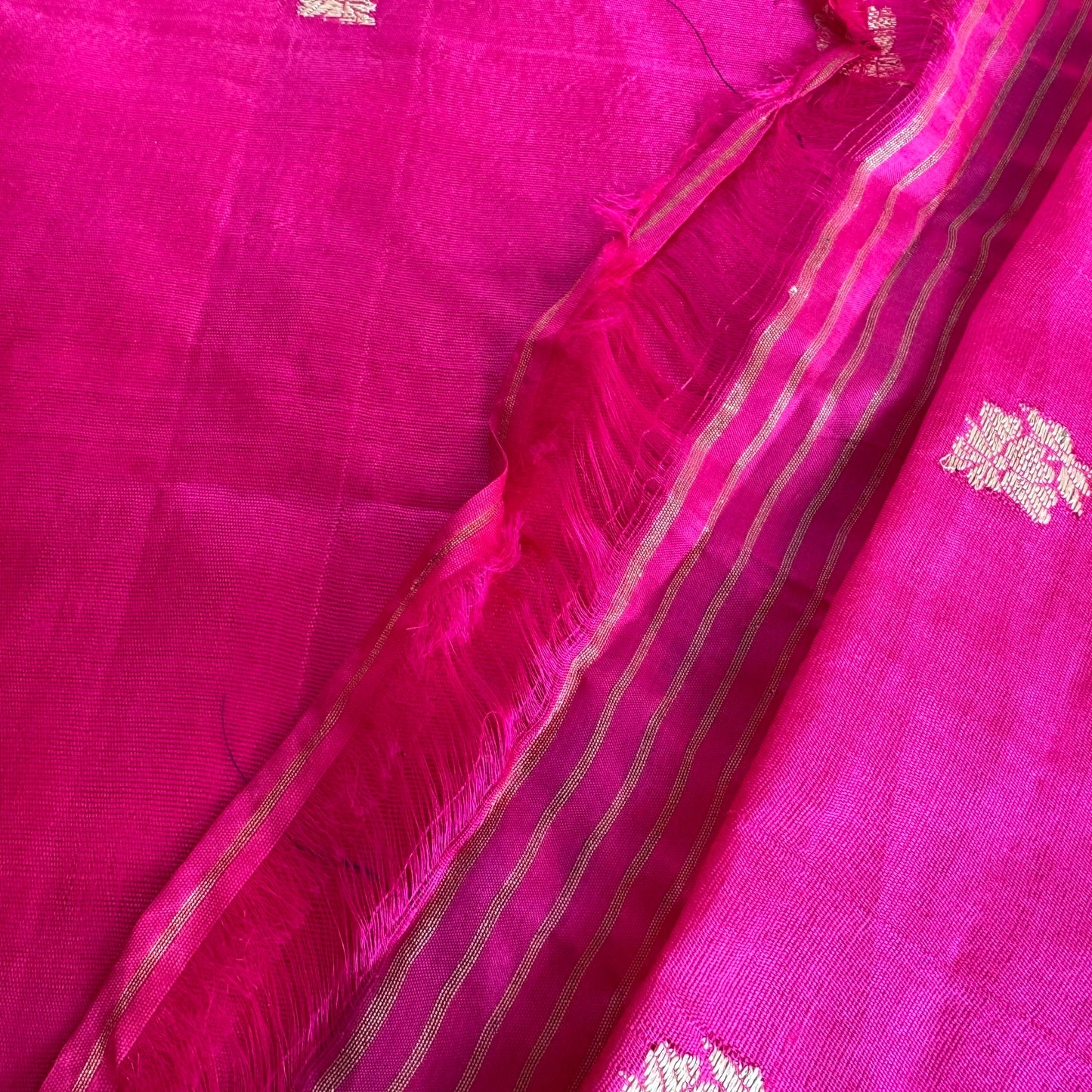 Vintage Fuchsia Turkish Wedding Saree