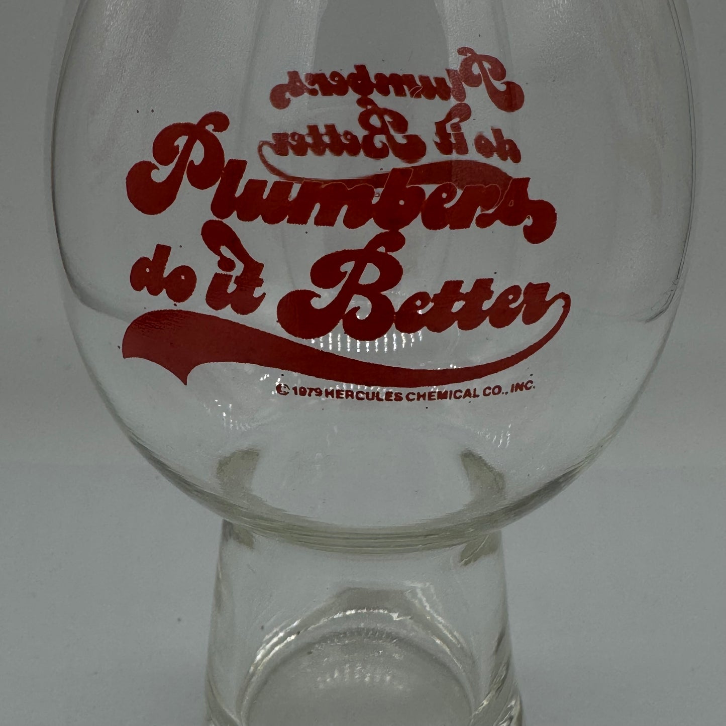 Plumbers do it Better Glasses (set of 4)