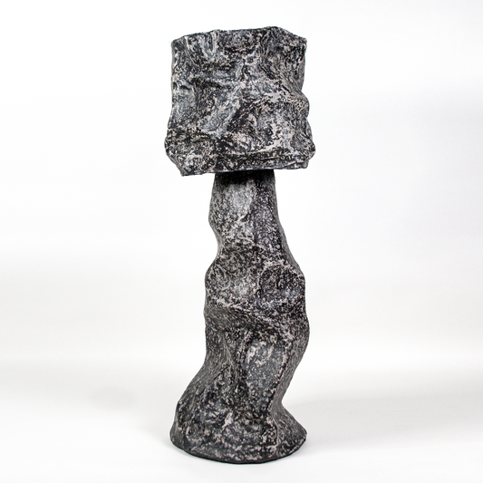 Fiber Floor Lamp, B&W (2024) by Samuel Aguirre