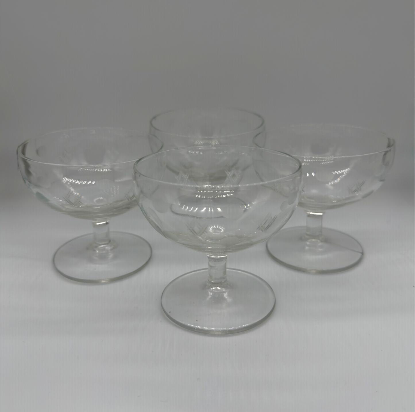 Dot and Hatch Etched Coupes (set of 4)