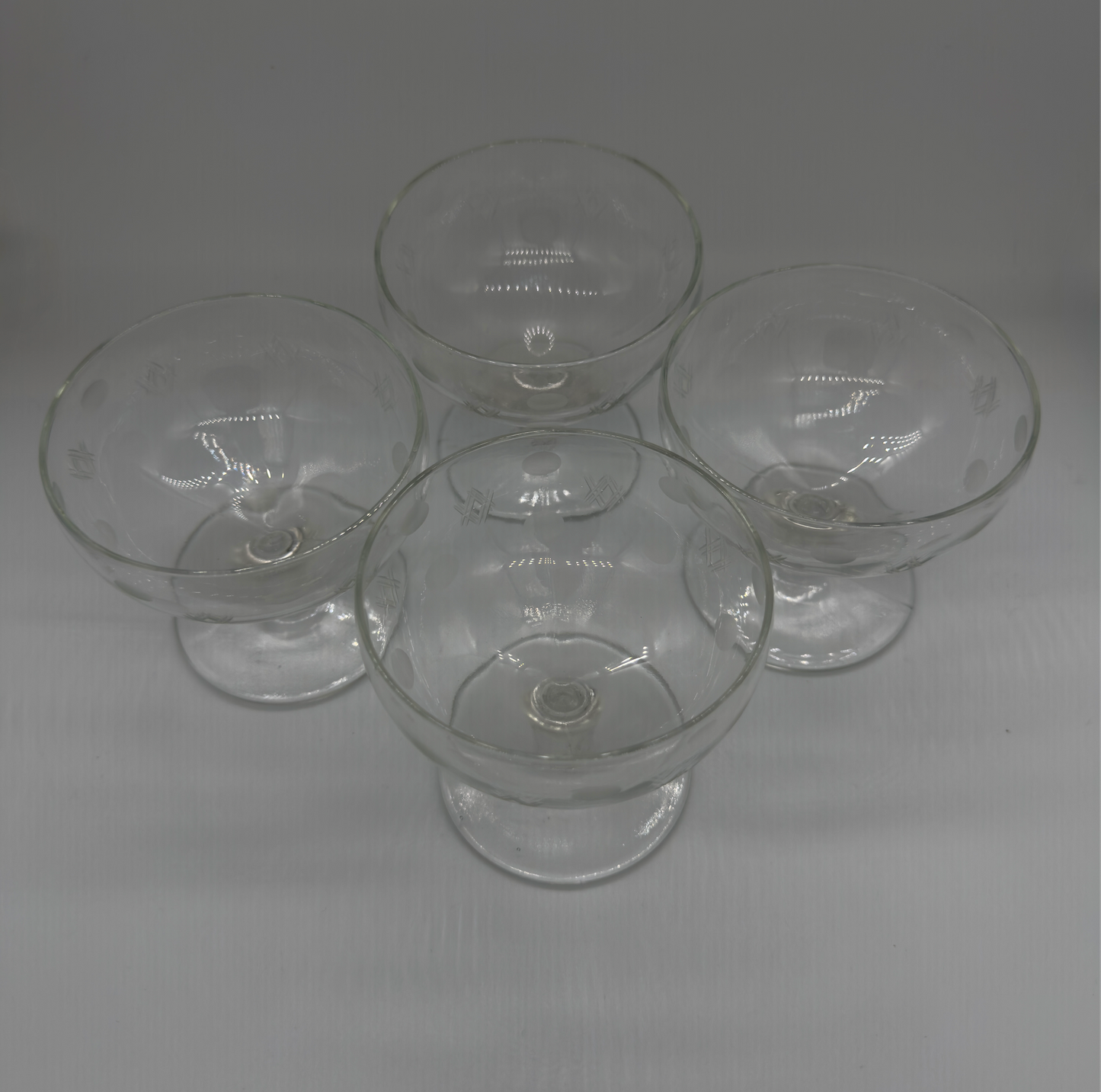 Dot and Hatch Etched Coupes (set of 4)
