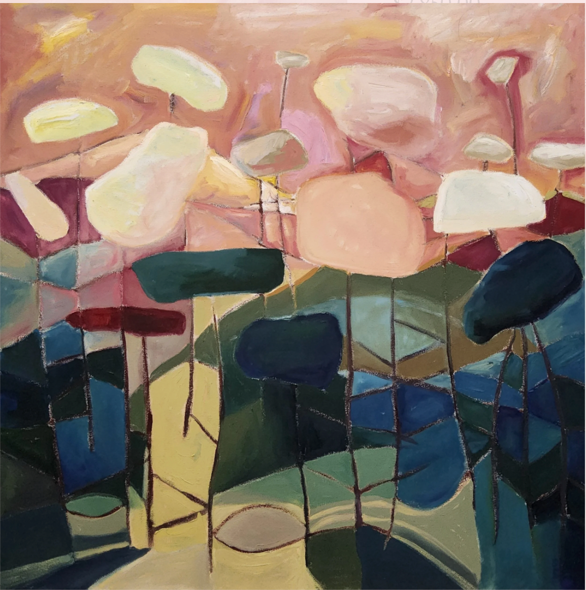 Landscapes #3 Oil Artwork by Anahid Ypres