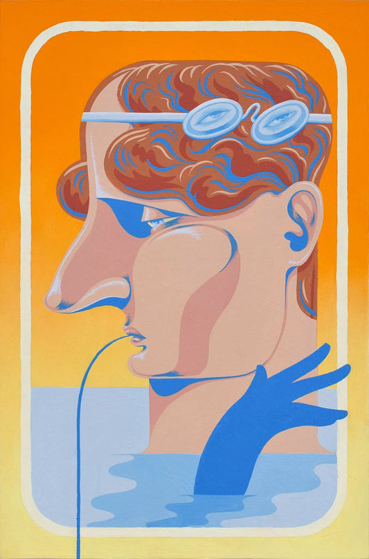 "Skinny Dip" Painting by Michael Ezzell