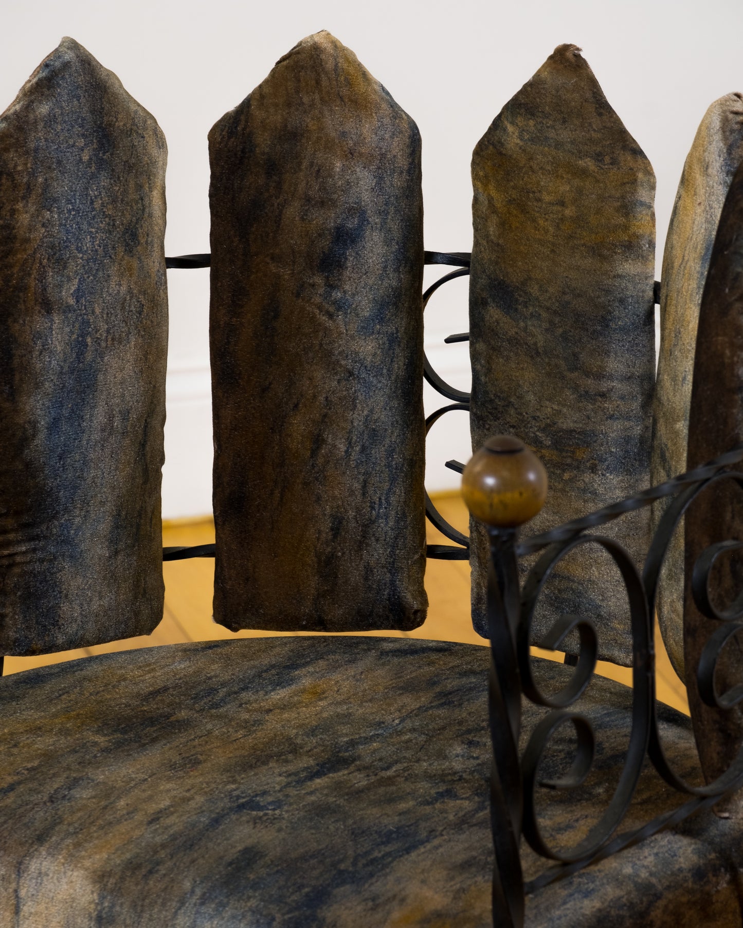 Savonarola Style Renaissance Arm Chair in the style of Giacometti