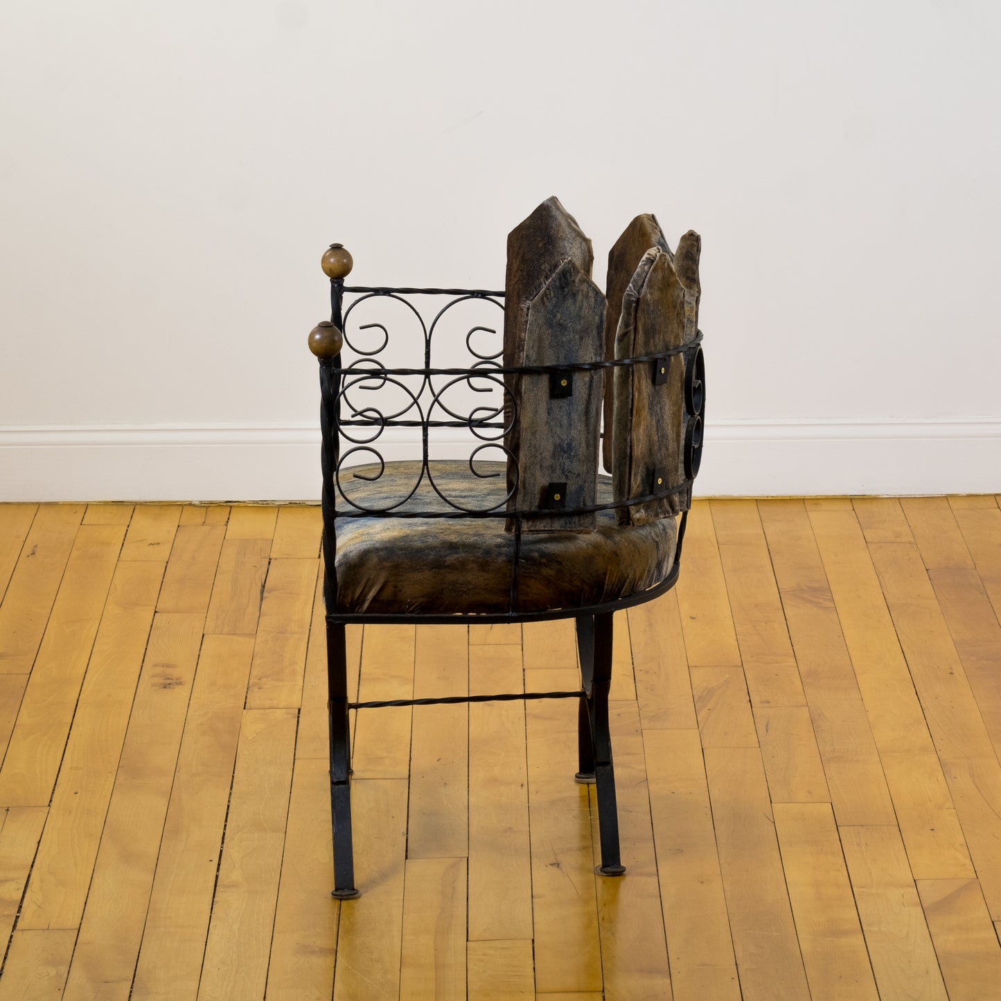 Savonarola Style Renaissance Arm Chair in the style of Giacometti