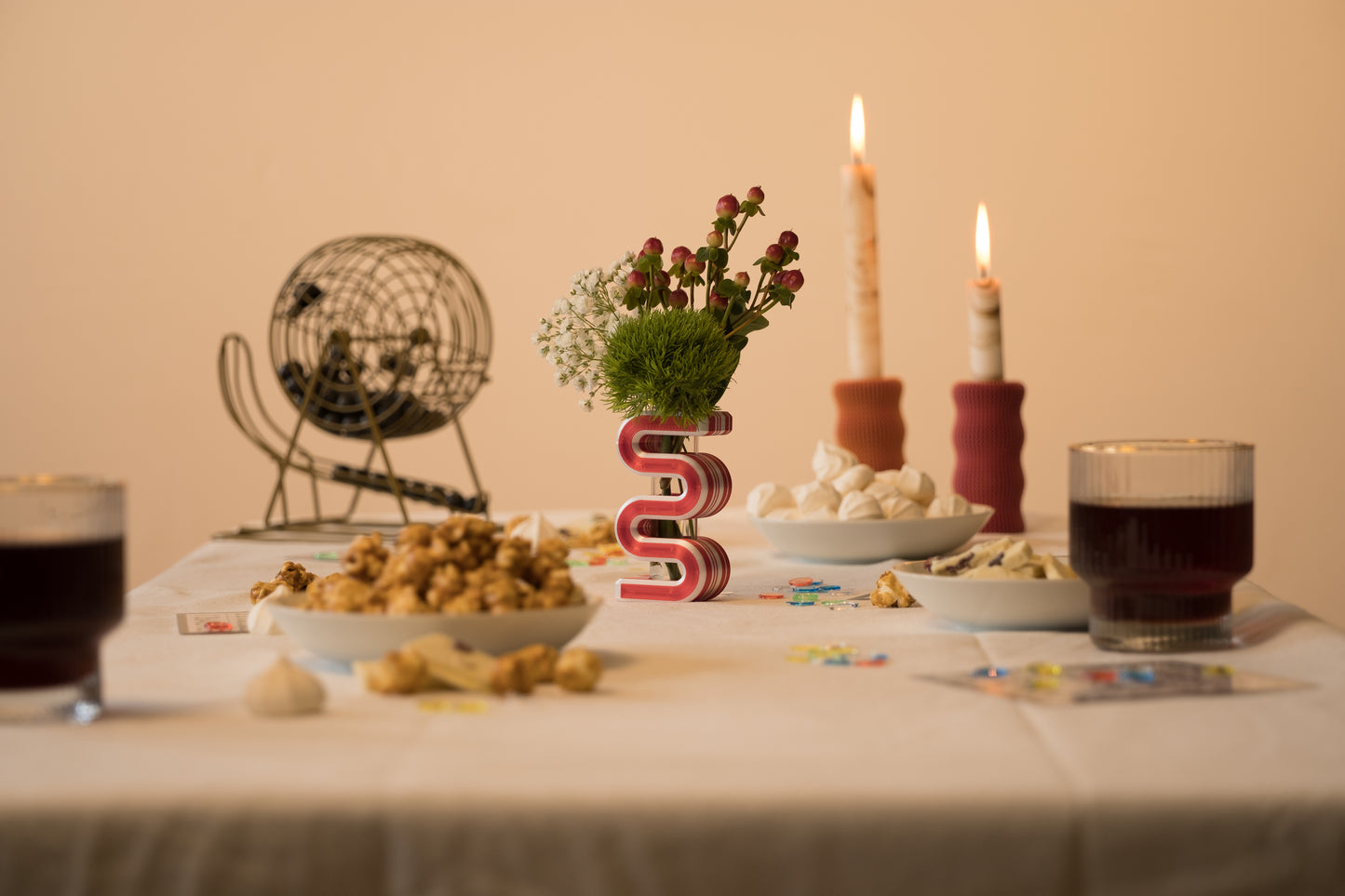 Squiggle Bud Vase [Peppermint]