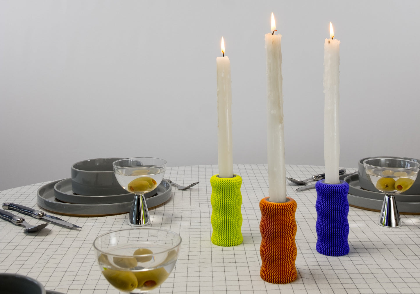 Squiggle Candle Holder [Cucumber] PREORDER