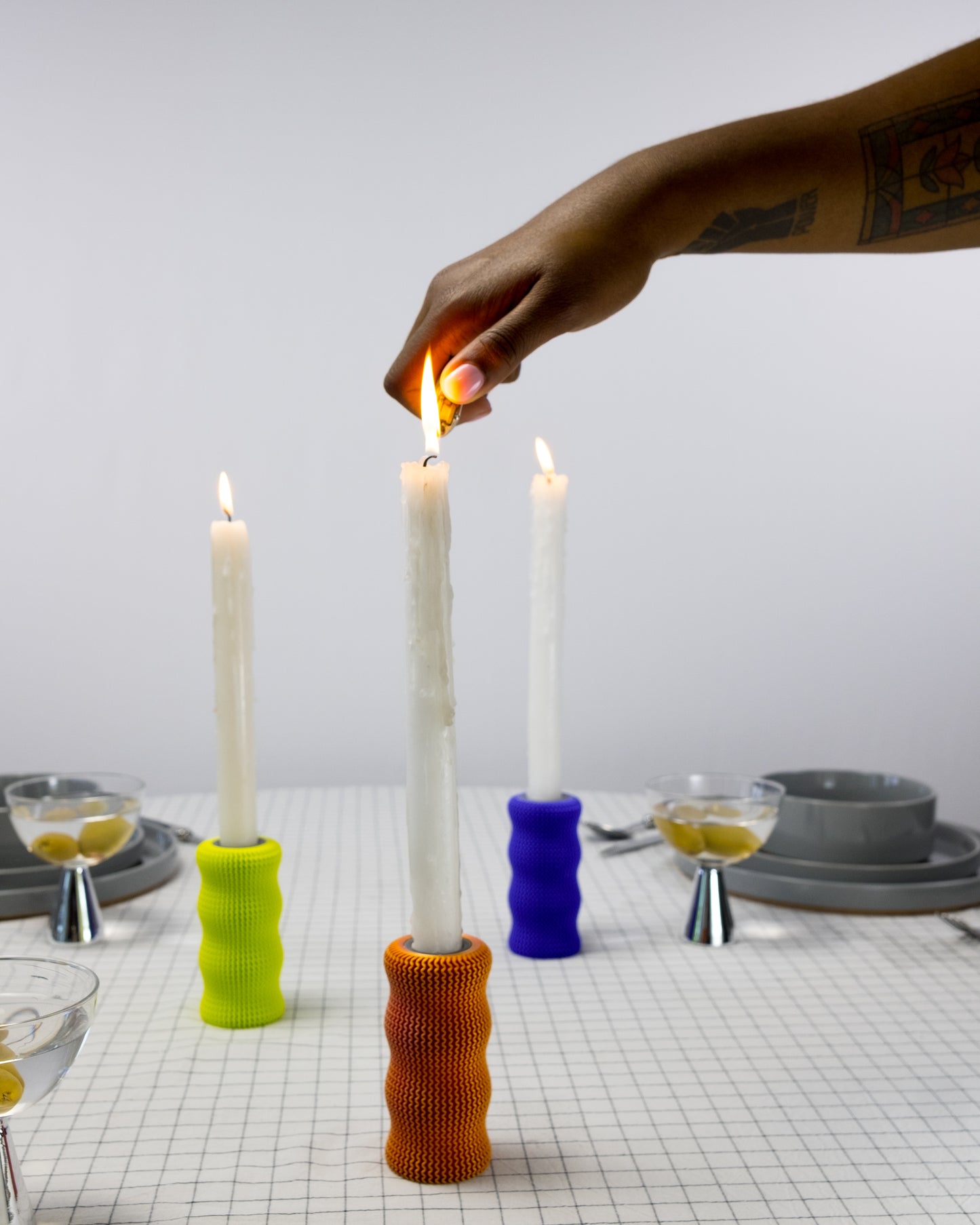 Squiggle Candle Holder [Sherbert] PREORDER