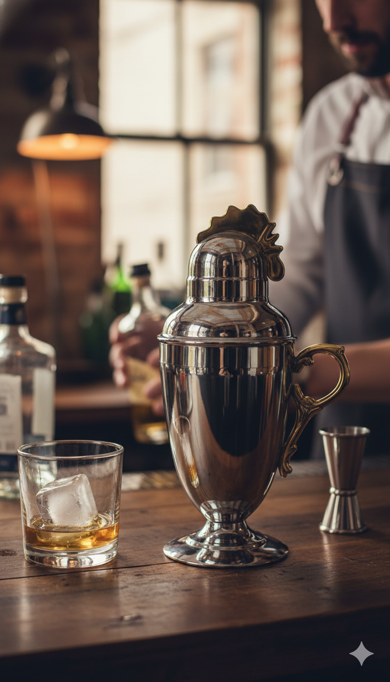 Rooster Cocktail Shaker