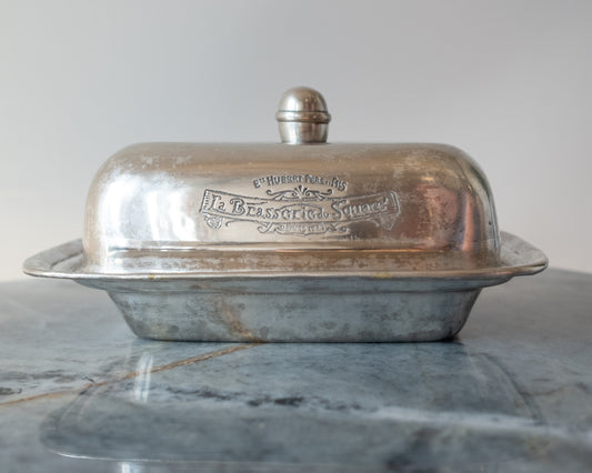 La Brasserie du Square French Silverplated Butter Dish